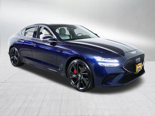 Capri Blue 2023 Genesis G70 3.3T AWD