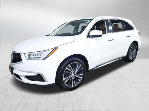 Platinum White Pearl 2020 Acura MDX 3.5L w/Technology Package
