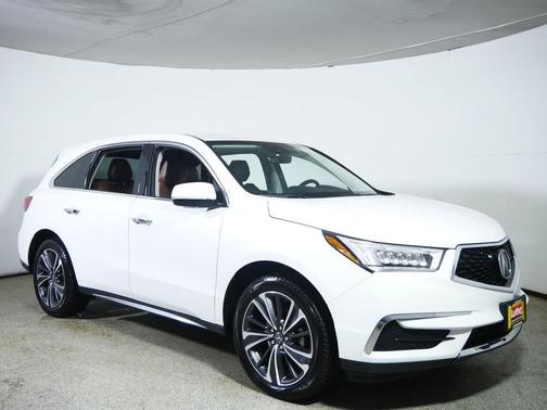 Platinum White Pearl 2020 Acura MDX 3.5L w/Technology Package