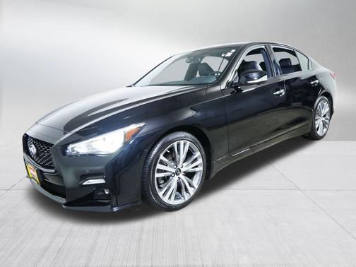 Black Obsidian 2023 INFINITI Q50 3.0t SENSORY