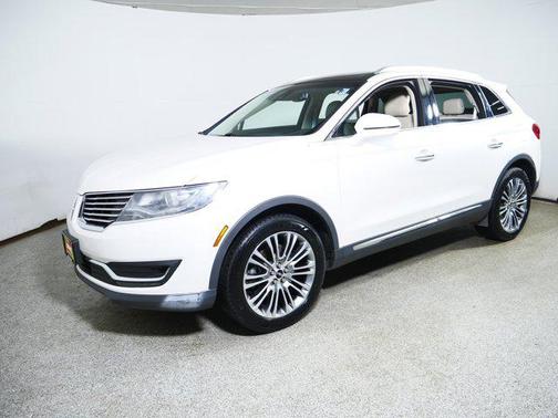 White Platinum Metallic Tri-Coat 2016 Lincoln MKX Reserve