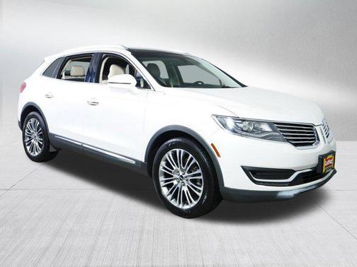 White Platinum Metallic Tri-Coat 2016 Lincoln MKX Reserve