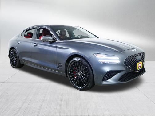 Melbourne Gray 2022 Genesis G70 3.3T AWD Launch Edition