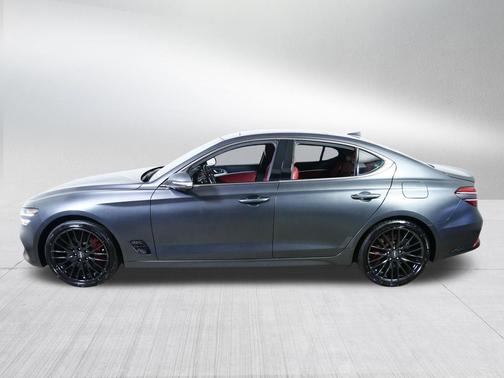 Melbourne Gray 2022 Genesis G70 3.3T AWD Launch Edition