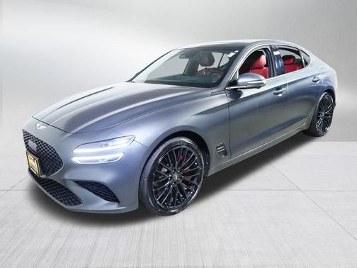 Melbourne Gray 2022 Genesis G70 3.3T AWD Launch Edition