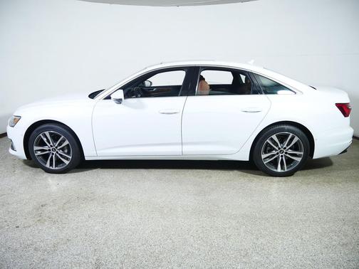 Glacier White Metallic 2023 Audi A6 45 Premium