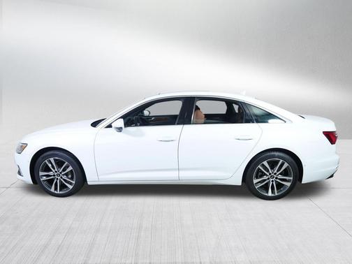 Glacier White Metallic 2023 Audi A6 45 Premium