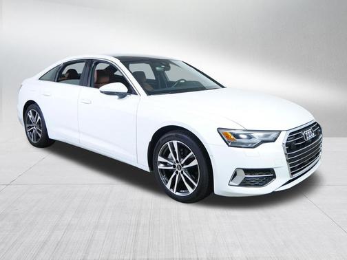 Glacier White Metallic 2023 Audi A6 45 Premium