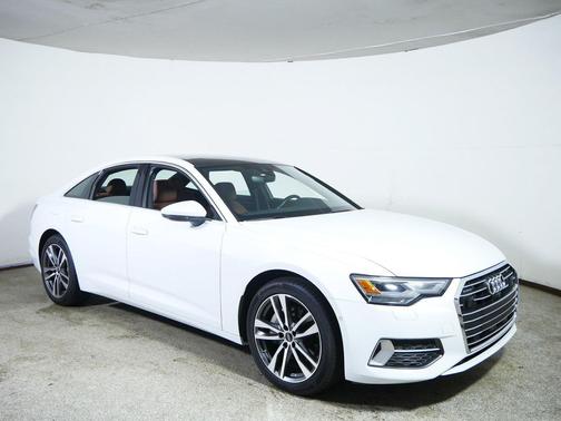 Glacier White Metallic 2023 Audi A6 45 Premium