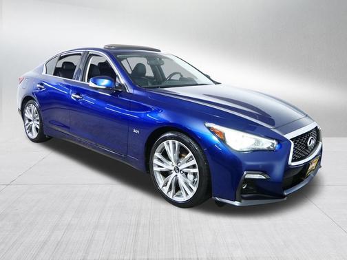 Iridium Blue 2018 INFINITI Q50 3.0t Sport