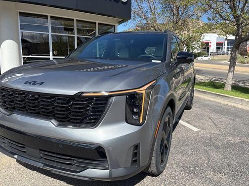 Steel Gray 2026 Kia Sorento Hybrid SX Prestige