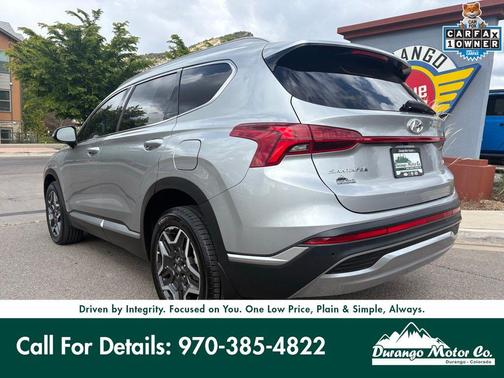 Shimmering Silver 2023 Hyundai SANTA FE HEV SEL Premium