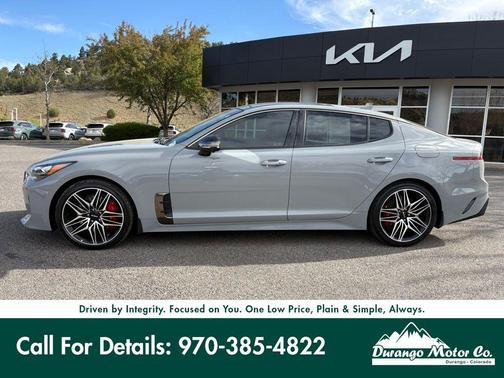 Ceramic Silver 2023 Kia Stinger GT2