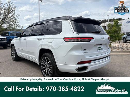 Bright White Clearcoat 2025 Jeep Grand Cherokee L Summit Reserve