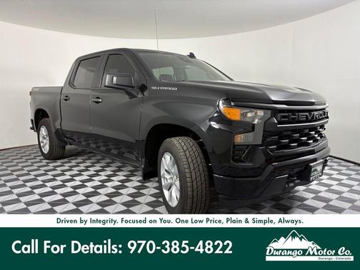Black 2022 Chevrolet Silverado 1500 Custom