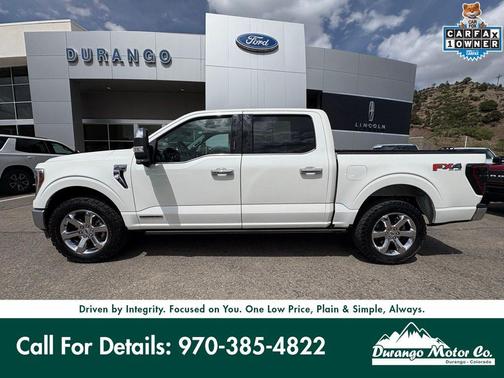 Star White Metallic Tri-Coat 2023 Ford F-150 Lariat