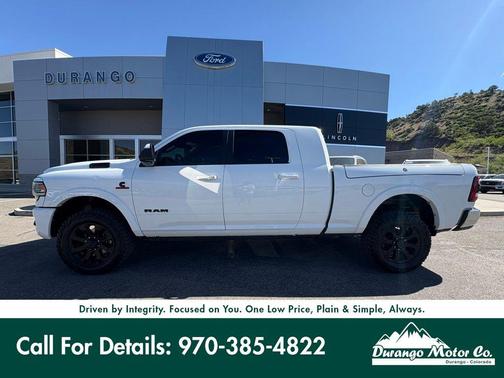 Bright White Clearcoat 2021 RAM 2500 Laramie Mega Cab 4x4 6'4' Box
