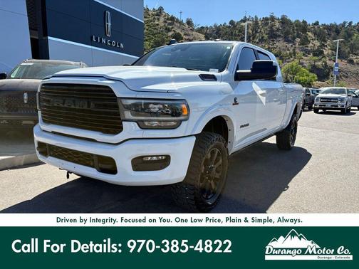 Bright White Clearcoat 2021 RAM 2500 Laramie Mega Cab 4x4 6'4' Box