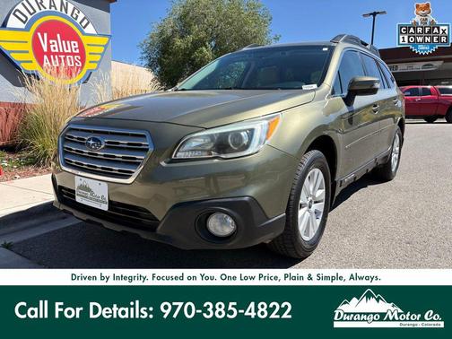 Wilderness Green Metallic 2015 Subaru Outback 2.5i Premium