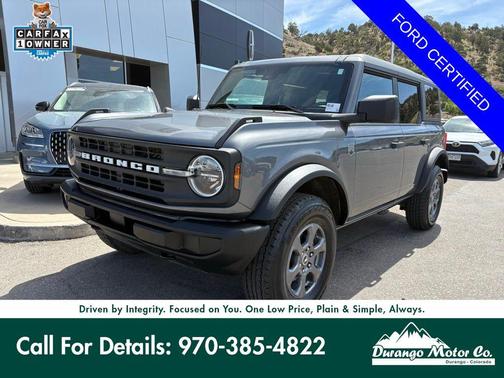 Carbonized Gray Metallic 2025 Ford Bronco Big Bend
