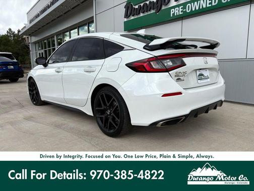 Platinum White Pearl 2024 Honda Civic Sport Touring