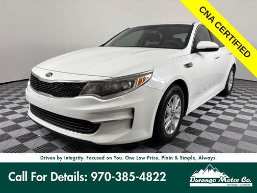 Snow White Pearl 2018 Kia Optima LX