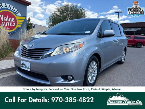 Silver Sky Metallic 2015 Toyota Sienna XLE