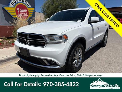 Bright White Clearcoat 2016 Dodge Durango SXT