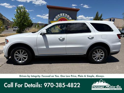 Bright White Clearcoat 2016 Dodge Durango SXT