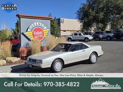 1991 Cadillac Allante 2dr Coupe