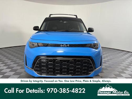 Surf Blue w/Black Roof 2023 Kia Soul GT-Line