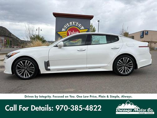 Snow White Pearl 2018 Kia Stinger Premium