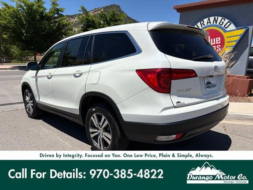 White Diamond Pearl 2016 Honda Pilot EX-L