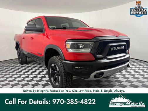 Flame Red Clearcoat 2019 RAM 1500 Rebel