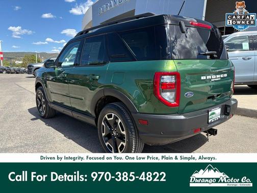 Green Metallic 2024 Ford Bronco Sport Outer Banks