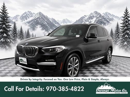 Black Sapphire Metallic 2019 BMW X3 xDrive30i
