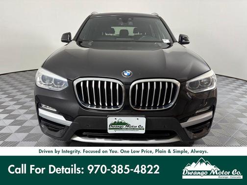 Black Sapphire Metallic 2019 BMW X3 xDrive30i