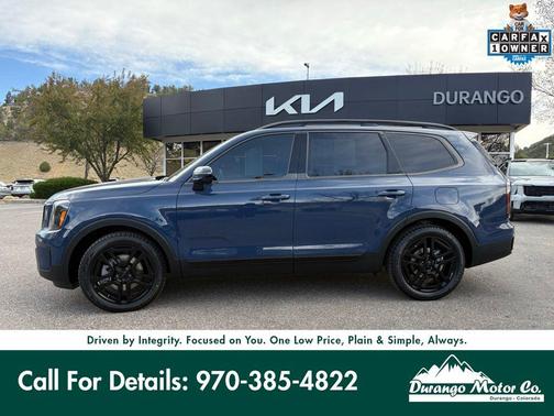 Midnight Lake Blue 2025 Kia Telluride SX Prestige X-Line