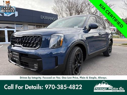 Midnight Lake Blue 2025 Kia Telluride SX Prestige X-Line