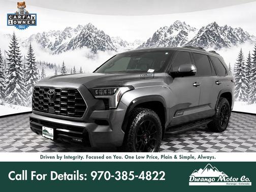 Magnetic Gray Metallic 2024 Toyota Sequoia Platinum