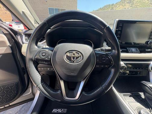 Silver Sky Metallic 2019 Toyota RAV4 Hybrid Limited
