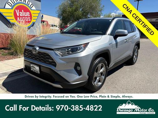 Silver Sky Metallic 2019 Toyota RAV4 Hybrid Limited