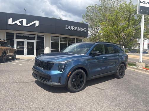 Mineral Blue 2026 Kia Sorento Hybrid SX Prestige