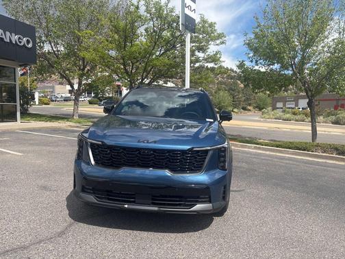 Mineral Blue 2026 Kia Sorento Hybrid SX Prestige