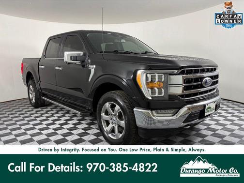 Agate Black Metallic 2022 Ford F-150 Lariat