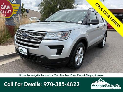 Ingot Silver Metallic 2018 Ford Explorer Base