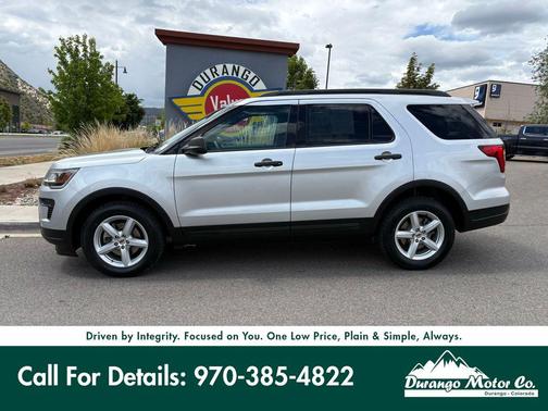 Ingot Silver Metallic 2018 Ford Explorer Base
