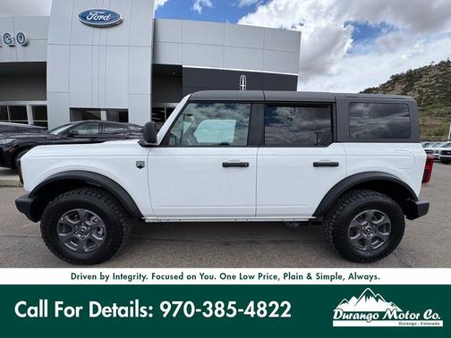Oxford White 2025 Ford Bronco Big Bend