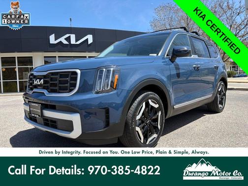 Midnight Lake Blue 2025 Kia Telluride S