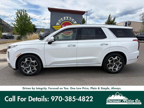 Hyper White 2021 Hyundai PALISADE Calligraphy